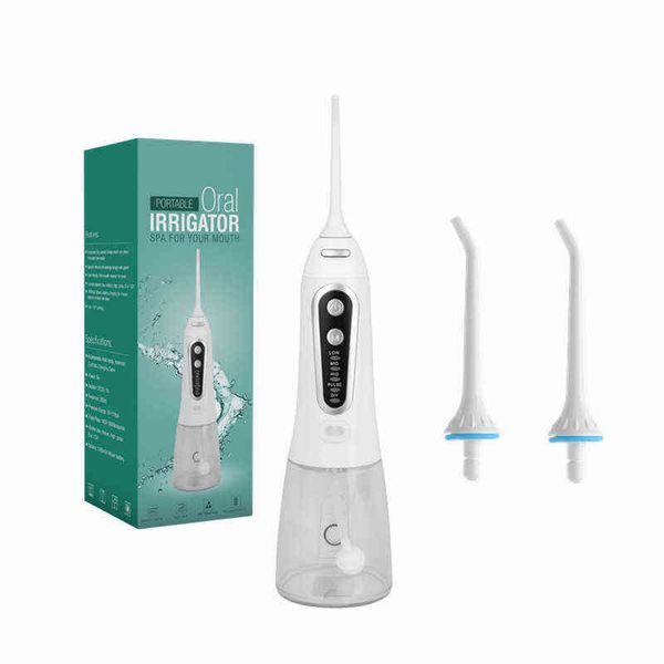 portable oral irrigator water flosser dental jet tools pick usb 300ml proof 5 modes 6 nozzles teeth washing machine 220510
portable oral irrigator water flosser dental jet tools pick usb 300ml proof 5 modes 6 nozzles teeth washing machine 220510