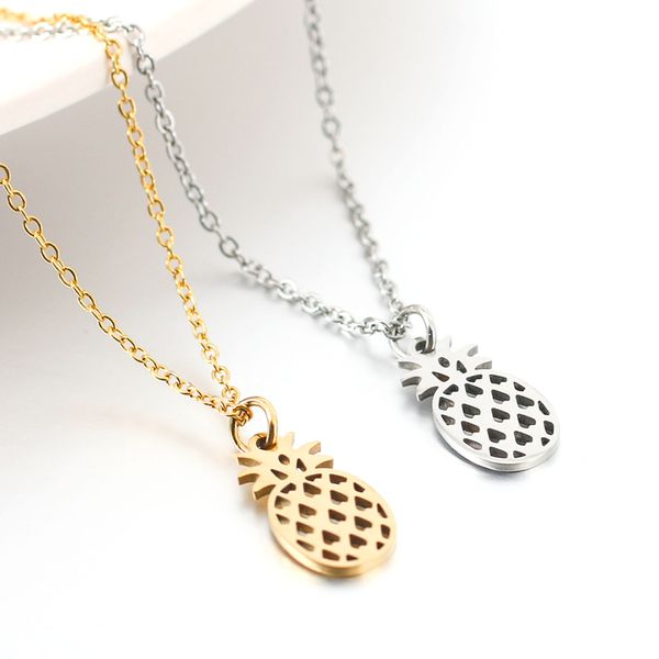 stainless steel necklaces tropical fruit pineapple pendant trendy fashion chain necklace for women girls collar pendants jewelry, Silver
stainless steel necklaces tropical fruit pineapple pendant trendy fashion chain necklace for women girls collar pendants jewelry, Silver