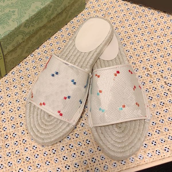 women slippers genuine leather straw sole wide tape flip flops round head classic embroidery letter sandals yellow bottom summer beach shopp, Black
women slippers genuine leather straw sole wide tape flip flops round head classic embroidery letter sandals yellow bottom summer beach shopp, Black