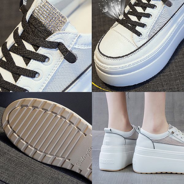 8cm white genuine leather platform heel women flats shoes comfortable casual creepers chunky sneaker summer shoes women, Black;yellow
8cm white genuine leather platform heel women flats shoes comfortable casual creepers chunky sneaker summer shoes women, Black;yellow