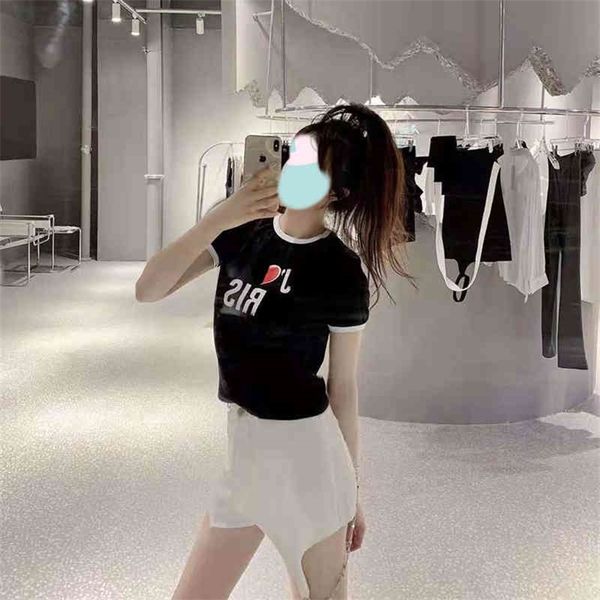 66% off new spring summer fashion dijia love letter printing simple and fresh slim women's short sleeves, White
66% off new spring summer fashion dijia love letter printing simple and fresh slim women's short sleeves, White
