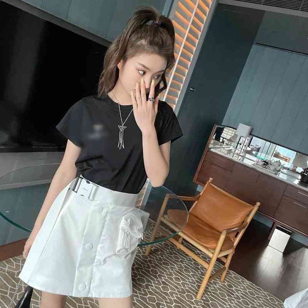 summer new product chest triangle printed letter round neck short sleeve simple casual sports t-shirt, White
summer new product chest triangle printed letter round neck short sleeve simple casual sports t-shirt, White