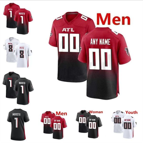fans custom atlanta''falcons''mens women kids 1 marcus mariota 8 kyle pitts jersey julio jones grady jarrett calvin', Black
fans custom atlanta''falcons''mens women kids 1 marcus mariota 8 kyle pitts jersey julio jones grady jarrett calvin', Black