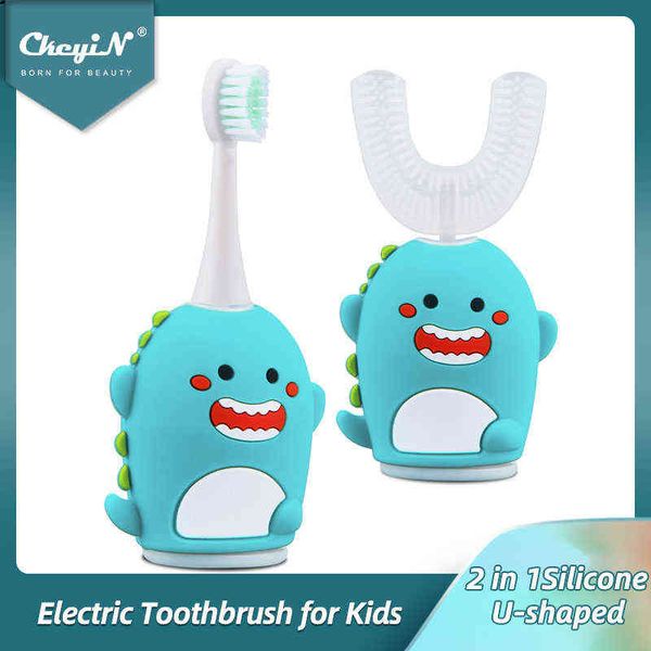 toothbrush ckeyin 2 in 1 sonic vibration u shape kids electric toothbrush 5 modes adjustable cartoon teeth whitening brush cleaning 0511
toothbrush ckeyin 2 in 1 sonic vibration u shape kids electric toothbrush 5 modes adjustable cartoon teeth whitening brush cleaning 0511