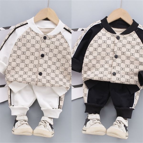 baby 2022 spring summer tracksuit long sleeve coat with button + legging pants two-piece suit boys girls' children's fashion casua, White
baby 2022 spring summer tracksuit long sleeve coat with button + legging pants two-piece suit boys girls' children's fashion casua, White