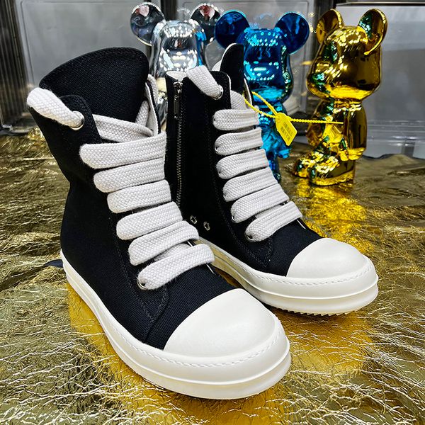 high-jumbo lace quality seven-eyes ramons ow canvas boots street school cool sneakers boots, Black
high-jumbo lace quality seven-eyes ramons ow canvas boots street school cool sneakers boots, Black