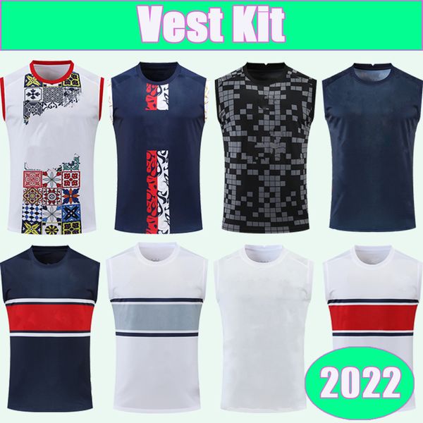 2022 mbappe training wear sleeveless kit soccer jerseys di maria kimpembe sergio ramos verratti draxler icardi vest football shirt, Black
2022 mbappe training wear sleeveless kit soccer jerseys di maria kimpembe sergio ramos verratti draxler icardi vest football shirt, Black