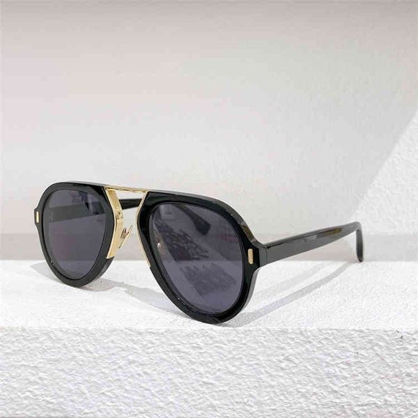 sunglasses fashion double beam male star same style sunglasses ffm0 n175, White;black