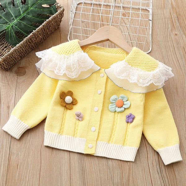 milancel new autumn girls knitted sweater children vest lapel lace floral knitted jacket children l220803, Blue
milancel new autumn girls knitted sweater children vest lapel lace floral knitted jacket children l220803, Blue