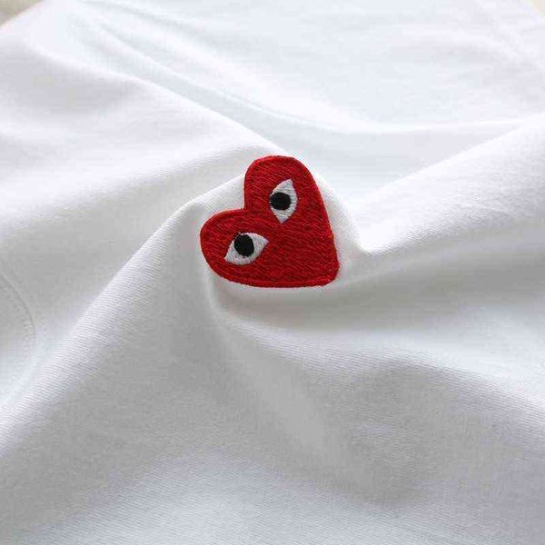 chuanjiuchao brand baoling peach heart women's loose red pure cotton round neck couple love short sleeve fashion, Black
chuanjiuchao brand baoling peach heart women's loose red pure cotton round neck couple love short sleeve fashion, Black