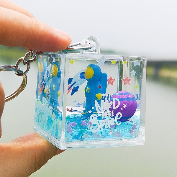 cute sci-fi liquid quicksand keychains sesame street star astronaut floating astronaut pendant keychain bag charm, Silver
cute sci-fi liquid quicksand keychains sesame street star astronaut floating astronaut pendant keychain bag charm, Silver