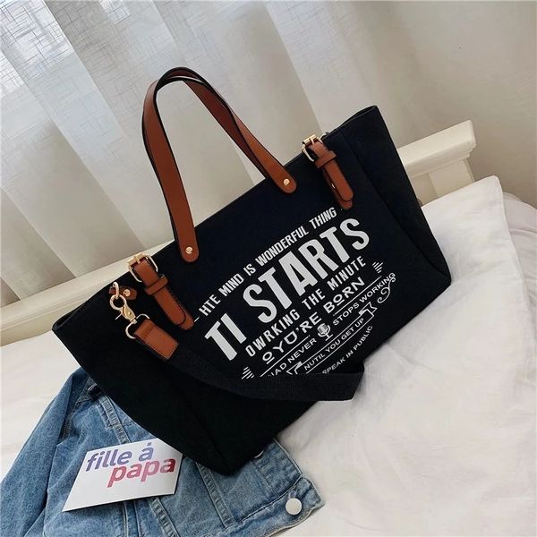 fashion canvas handbag tote female shoulder bag letter crossbody bag beach bag shopping handle bolsa feminina
fashion canvas handbag tote female shoulder bag letter crossbody bag beach bag shopping handle bolsa feminina