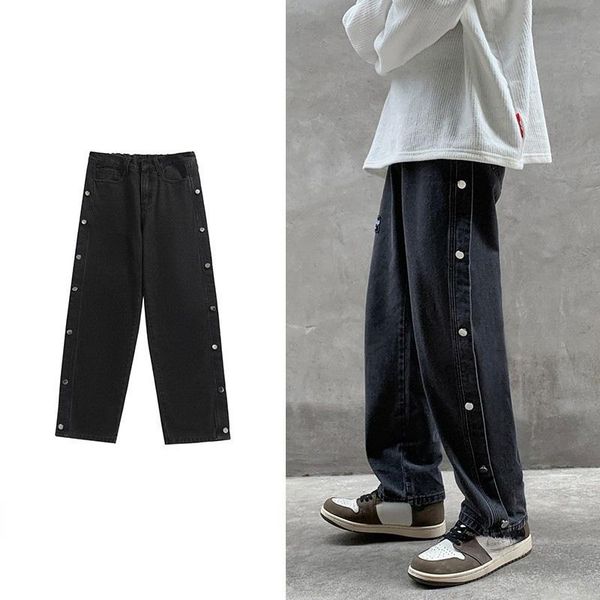 men's jeans men's autumn and winter loose straight-leg pants wide-leg trousers, Blue
men's jeans men's autumn and winter loose straight-leg pants wide-leg trousers, Blue