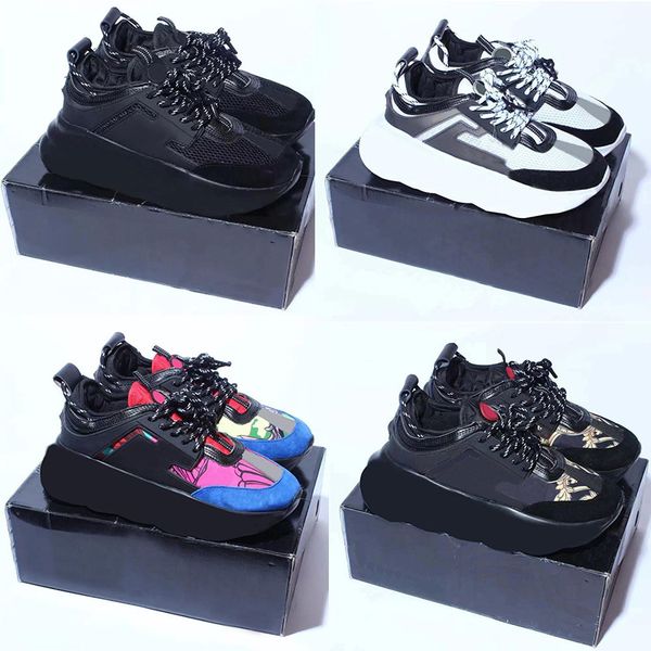chain reaction casual shoes designer sneakers men women platform sneaker calfskin leather suede trainers walking runner shoe, Black
chain reaction casual shoes designer sneakers men women platform sneaker calfskin leather suede trainers walking runner shoe, Black
