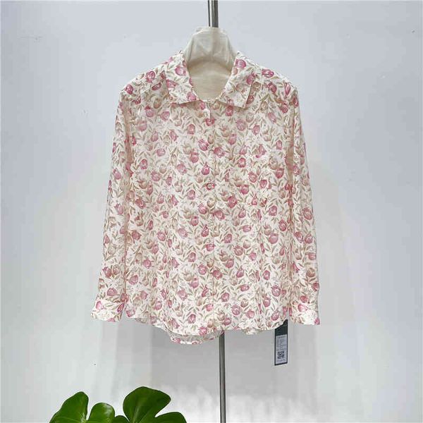 women's polos early spring fresh tulip flower burning hollow out lapel cotton commuting versatile long sleeved shirt women, White
women's polos early spring fresh tulip flower burning hollow out lapel cotton commuting versatile long sleeved shirt women, White
