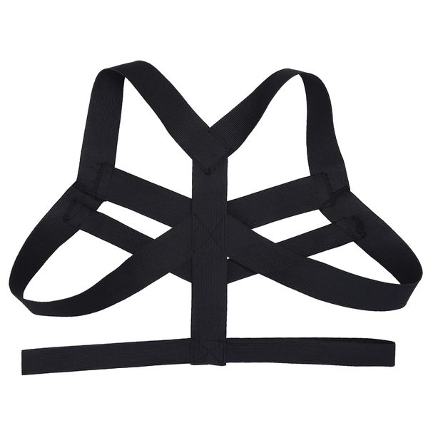 men body chest harness belts nylon halter elastic wide straps gay male gothic rave costume restraints bondage, Black;white
men body chest harness belts nylon halter elastic wide straps gay male gothic rave costume restraints bondage, Black;white