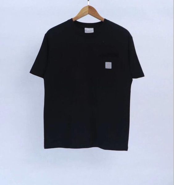 men's t shirts womens embroidery short-sleeve crewneck cotton t-shirt with pocket 14 colors, White;black
men's t shirts womens embroidery short-sleeve crewneck cotton t-shirt with pocket 14 colors, White;black