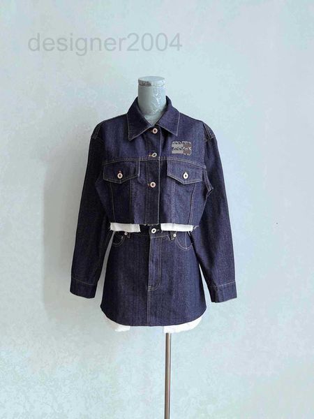 two piece dress designer autumn and winter 2022 new embroidered white border decoration short denim coat skirt set czn3
two piece dress designer autumn and winter 2022 new embroidered white border decoration short denim coat skirt set czn3