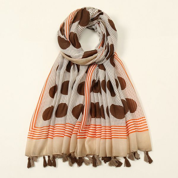 spring and summer cotton and linen feel satin cotton big polka dot scarf womens colorful circle handmade tassle fashion scarf shawl, Blue;gray
spring and summer cotton and linen feel satin cotton big polka dot scarf womens colorful circle handmade tassle fashion scarf shawl, Blue;gray