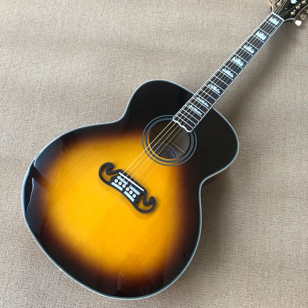 delivery high-quality single wooden guitar 43 inch back tiger pattern the color is shown in the figure
delivery high-quality single wooden guitar 43 inch back tiger pattern the color is shown in the figure
