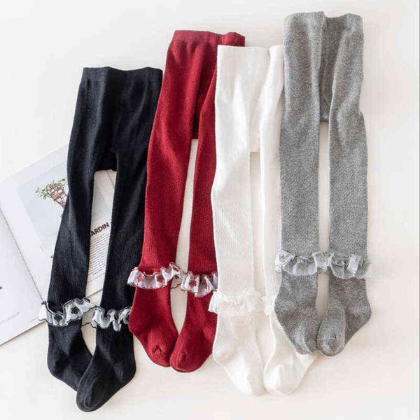 autumn winter new girls lace trim leggings cute cotton causal babys solid color breathable outer bottoming pantyhose socks l220716, Pink;yellow
autumn winter new girls lace trim leggings cute cotton causal babys solid color breathable outer bottoming pantyhose socks l220716, Pink;yellow