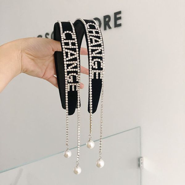 rhinestone tassel back-hanging headbands fashion hair accessories women's diamond-studded shiny wide-brimmed hairband hair hoop, Silver
rhinestone tassel back-hanging headbands fashion hair accessories women's diamond-studded shiny wide-brimmed hairband hair hoop, Silver