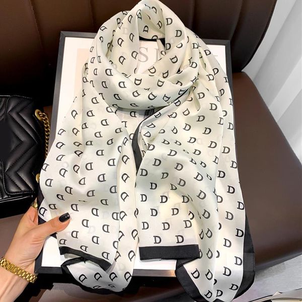 letter print long silk skinny scarf women design headband neckerchief shawl wraps lady scarfs female neck tie foulard bandana, Blue;gray
letter print long silk skinny scarf women design headband neckerchief shawl wraps lady scarfs female neck tie foulard bandana, Blue;gray