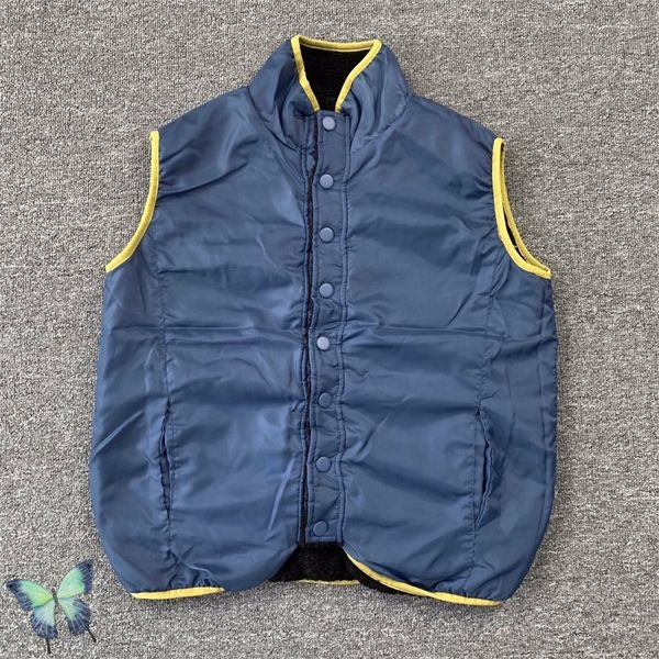22ss classic cotton eu size jackets men women streetwear double wear kountry embroidered sherpa vest jacket, Black;brown
22ss classic cotton eu size jackets men women streetwear double wear kountry embroidered sherpa vest jacket, Black;brown
