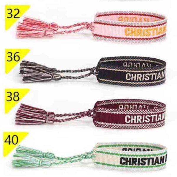 classic brand fashion bangles bracelets luxury women men handmade signature embroidered woven tassel adjustable bracelet jewelry friendship, Black
classic brand fashion bangles bracelets luxury women men handmade signature embroidered woven tassel adjustable bracelet jewelry friendship, Black