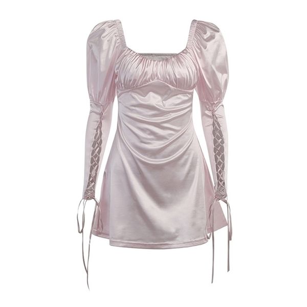 white women vintage off-shoulder ruched cross straps long sleeve fairy princess mini dress & corset bustier 220317, Black;gray
white women vintage off-shoulder ruched cross straps long sleeve fairy princess mini dress & corset bustier 220317, Black;gray