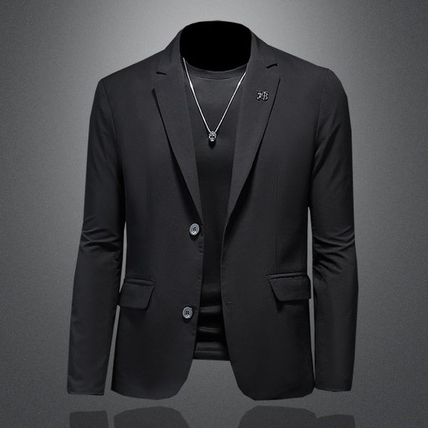 men's small suits fashion spring and summer new korean version youth casual slim coat large size trend leisure, White;black
men's small suits fashion spring and summer new korean version youth casual slim coat large size trend leisure, White;black