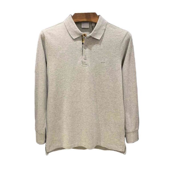 british style luxury designer men's t-shirts long sleeves polos stripe trim letters exquisite embroidery business polo lapel tee,qualit, White;black
british style luxury designer men's t-shirts long sleeves polos stripe trim letters exquisite embroidery business polo lapel tee,qualit, White;black
