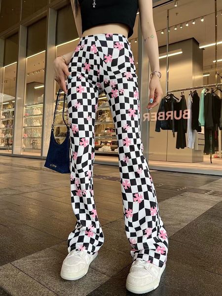 women's pants & capris designer 22 spring and summer new niche design lattice medium waist wide leg casual pants with cross showing thi, Black;white
women's pants & capris designer 22 spring and summer new niche design lattice medium waist wide leg casual pants with cross showing thi, Black;white