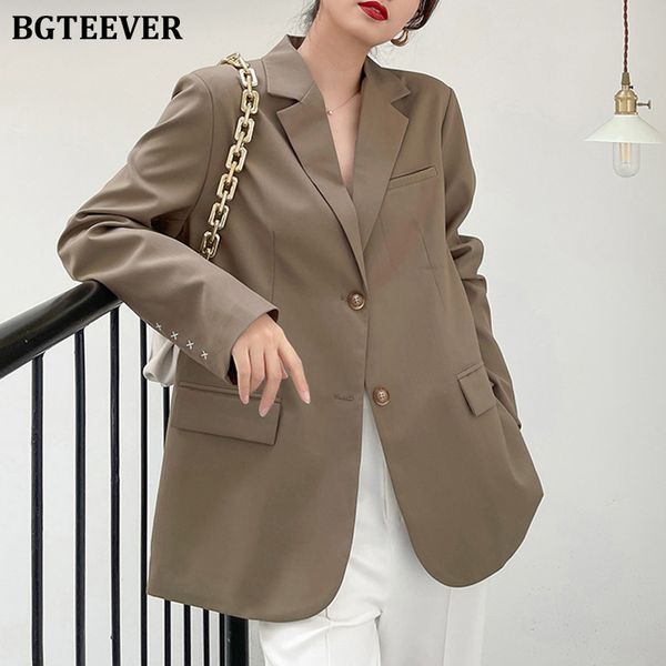 fashion loose solid women blazer jackets stylish notched collar full sleeve single-breasted female suit coats 2021, White;black
fashion loose solid women blazer jackets stylish notched collar full sleeve single-breasted female suit coats 2021, White;black