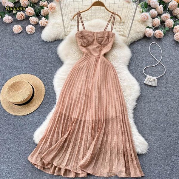 casual dresses summer spaghetti strap pleated beach dress women's sleeveless backless white long elegant club evening party dresses, Black;gray
casual dresses summer spaghetti strap pleated beach dress women's sleeveless backless white long elegant club evening party dresses, Black;gray