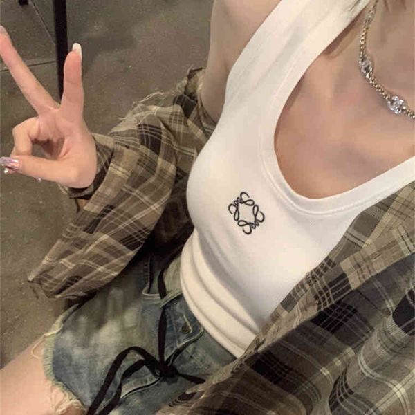 luojia 2022 spring and summer new women's clothing lark embroidery sports leisure thread vest women, White
luojia 2022 spring and summer new women's clothing lark embroidery sports leisure thread vest women, White