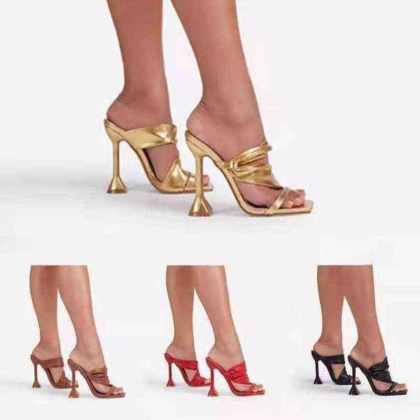 sandals women summer new style square toe high heels designer creative cross belt thin heeled slippers lady shoes 220316, Black
sandals women summer new style square toe high heels designer creative cross belt thin heeled slippers lady shoes 220316, Black