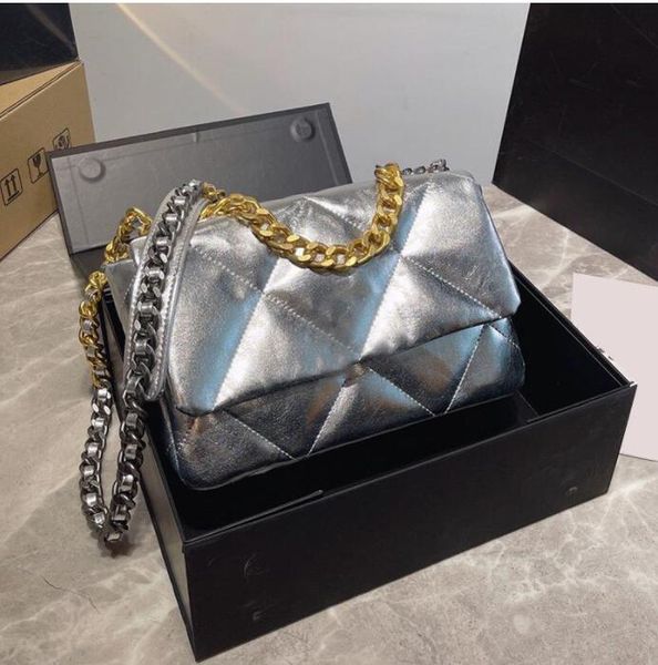 tz 2022 shiny silver 19 quilted printed bags classic flap quilted gold-silver two-tone chain crossbody shoulder purse large capacity designe
tz 2022 shiny silver 19 quilted printed bags classic flap quilted gold-silver two-tone chain crossbody shoulder purse large capacity designe