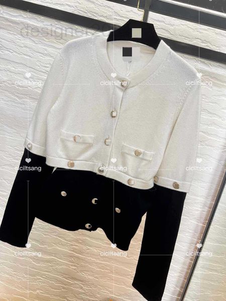 women's hoodies & sweatshirts designer 2022 spring summer small fragrance black and white color matching series single breasted cashmer
women's hoodies & sweatshirts designer 2022 spring summer small fragrance black and white color matching series single breasted cashmer