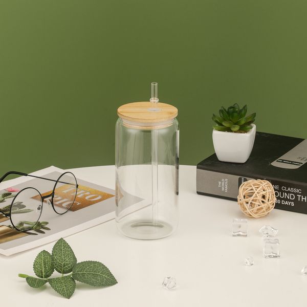 sublimation 16oz glass cans with bamboo lid reusable straw water bottles beer can transparent frosted tumbler soda can cup h1
sublimation 16oz glass cans with bamboo lid reusable straw water bottles beer can transparent frosted tumbler soda can cup h1