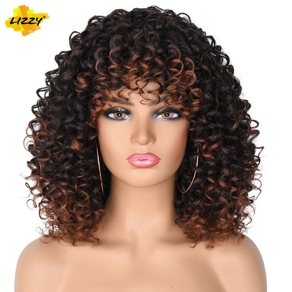 lx brand 14inch short hair afro kinky curly wigs with bangs for black white women ombre glueless natural curly bob wig high remperaturefacto
lx brand 14inch short hair afro kinky curly wigs with bangs for black white women ombre glueless natural curly bob wig high remperaturefacto
