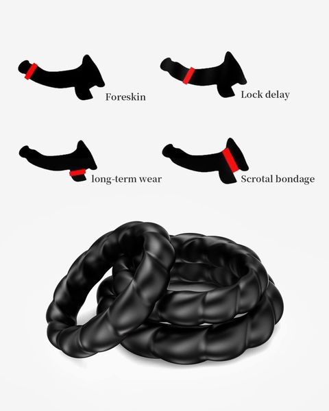 cock ring reusable silicone delay ejaculation serection toys high elasticity time lasting for men
cock ring reusable silicone delay ejaculation serection toys high elasticity time lasting for men