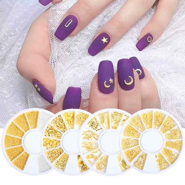 3d alloy nail art decorative star moon heart ocean series rivets round plate mini nail accessories diy, Silver;gold
3d alloy nail art decorative star moon heart ocean series rivets round plate mini nail accessories diy, Silver;gold
