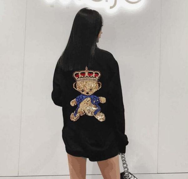 women's comfortable hoodies autumn warm sweatshirt girls classic style pullover, Black
women's comfortable hoodies autumn warm sweatshirt girls classic style pullover, Black