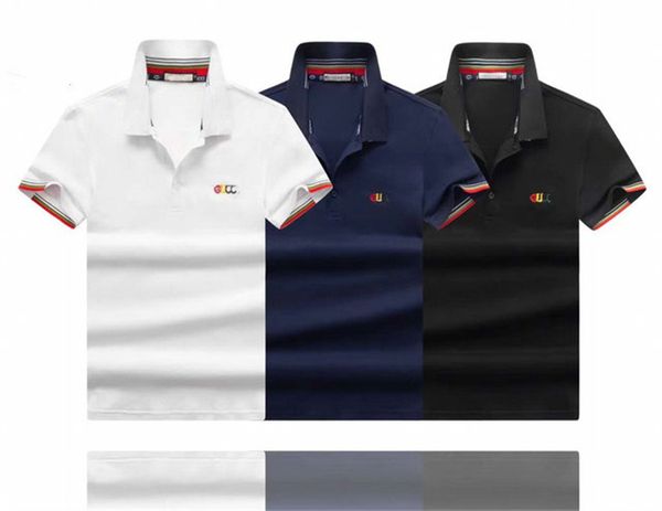 luxury brand mens designer polo t shirt summer fashion breathable short-sleeved lapel casual t975, White;black
luxury brand mens designer polo t shirt summer fashion breathable short-sleeved lapel casual t975, White;black