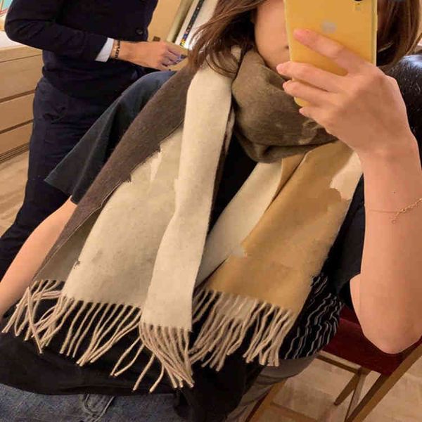 scarves scarf l home color changing double-sided cashmere scarf women's large shawl long silk bib, Blue;gray
scarves scarf l home color changing double-sided cashmere scarf women's large shawl long silk bib, Blue;gray