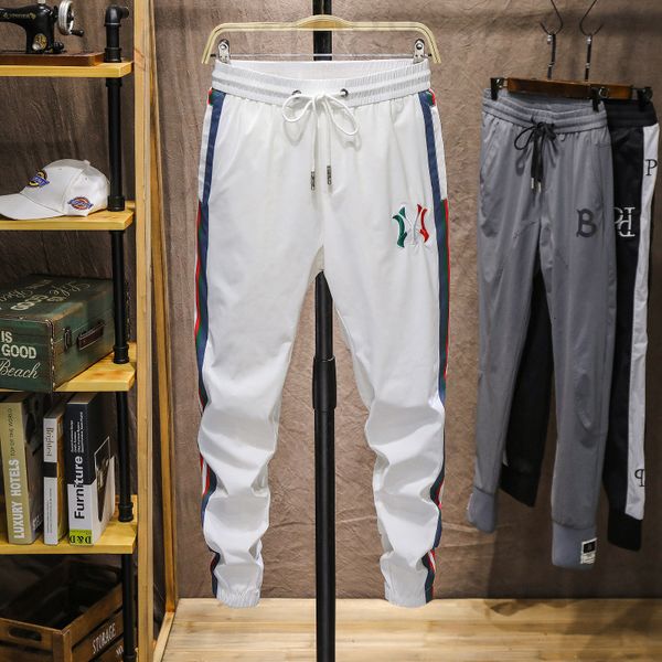 men's pants designer summer ice silk casual pants european men's slim fit quick drying small feet ultra-thin korean fashion sports, Black
men's pants designer summer ice silk casual pants european men's slim fit quick drying small feet ultra-thin korean fashion sports, Black