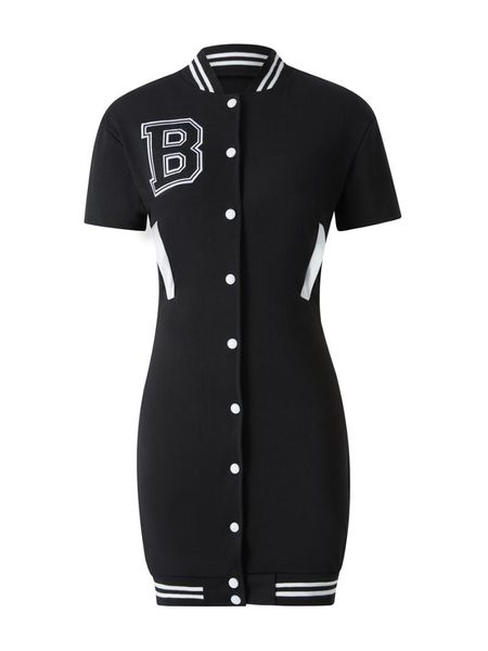 basic casual dresses casual dresses women s summer sports dress short sleeve stand collar letter and stripes print button closure mini strai, Black;gray
basic casual dresses casual dresses women s summer sports dress short sleeve stand collar letter and stripes print button closure mini strai, Black;gray
