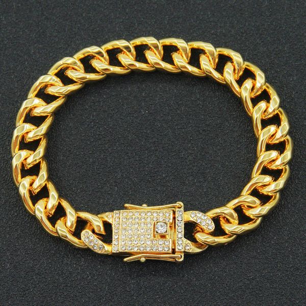 men's hip hop smooth cuba chain bracelet personality nightclub street wear band, Golden;silver
men's hip hop smooth cuba chain bracelet personality nightclub street wear band, Golden;silver