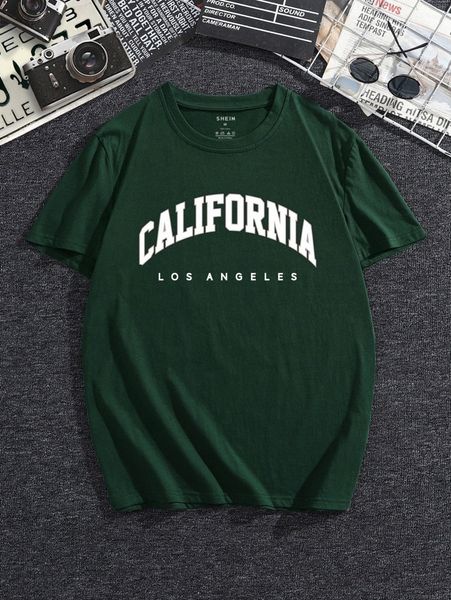 men letter graphic tee f4or#, White;black